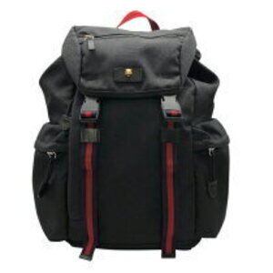Gucci Sherry Line Backpack Black Daypack